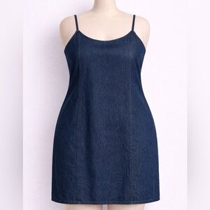 Women’s Navy Blue Denim Cami Tank Top